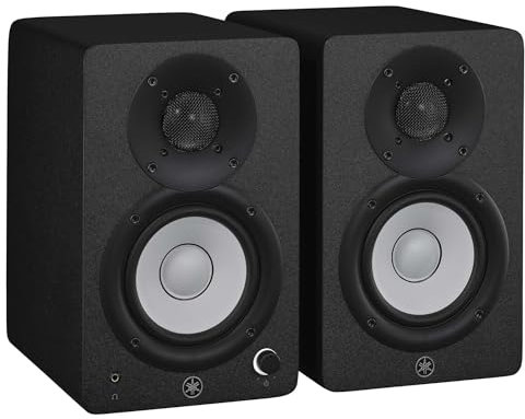 Yamaha HS4 Powered Studio Monitor Speaker Coppia Compatto Nero