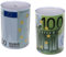 Jumbo Spardose 100 Euro Note Sparschwein Spartopf Sparbüchse Sparen Geldschein Banknote Metall Geschenkidee 22 x 15 cm
