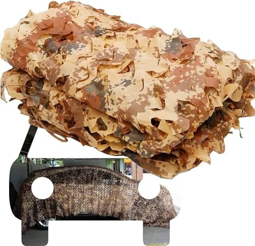 ININOSNP Tarnnetze for den Außenbereich, Großrollen mit Tarnnetzen for die Jagd, Camping, Themen, Shade Blind Tracker(5 * 10m)