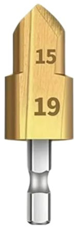 Acunny Rohrbohrer, Bohrkrone für Bohrmaschinen, robuste Reibahle, Reibahle für Hochgeschwindigkeitsstahlrohre, Fasenbohrer für Klempnerarbeiten