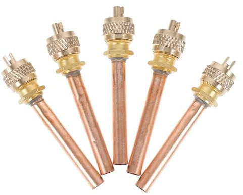 ULDIGI Válvula De Retención Refrigerador 6.3cm 5pcs Accesorios De Aire Acondicionado Válvulas De Llenado