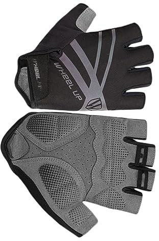 DEARMAMY 1 Paar Lichtreflektierende MTB-reithandschuhe Fahrradhandschuh Mountainbike rutschfeste Handschuhe Outdoor-reithandschuhe XL (schwarz)