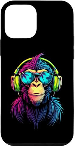 Custodia per iPhone 12 mini Cuffie a scimmia
