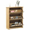 Sufrk Schuhschrank Shoes Cabinet Schuhaufbewahrung Schuhschrank Flur Corona 99x32x124,5 cm Massivholz Kiefer