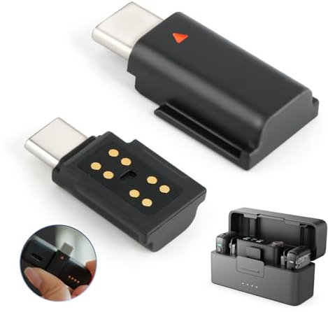 TGHongKy Adaptateur de Type-C pour DJI Mic 2 Microphone sans Fil L'interface Type-C pour Micro Cravate sans Fil pour DJI MIC 2 Micro Cravat