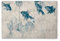 A.S. Création Leinwandbild Fische Gemälde - Wandbild in Creme, Blau - 75 x 50 cm - DD132020