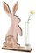 Osterhase Deko Holz Mit Vase, Osterdeko Holz Osterdeko Modern Frühlingsdeko Tisch Fenster Osterdeko Tisch Ostern Deko Tisch Holzdeko Easter Decoration Frühlingsdeko Innen Hase Deko Aus Holz