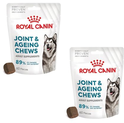 ROYAL CANIN Joint & Ageing Chews | Doppelpack | 2 x 240 g | Snacks für Adulte Hunde Aller Größen & Rassen | Im wiederverschließbaren Beutel | Mit Tierärzten entwickeln | Mit Grünlippmüschel