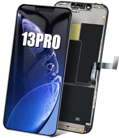 DTD Bildschirm für iPhone 13 Pro LCD 6.1 Ersatz für iPhone 13 Pro, Display für iPhone 13 Pro, kompatibel mit A2638, A2483, A2636, A2639, A2640
