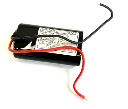 ENERpower Li-Ion-Akku 1S2P 3,6V-3,7V | 6500 mAh (24Wh) | Open-end Kabel für DIY | 3A PCM (11W)