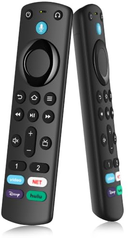 Replacement Remote Control for Insignia-Fire-TV-Stick Series, Stick 4K/HD/Lite/4k Max(2nd Gen) & 3rd Gen Smart TV and Cube Remote with Voice Search, Firestick 2nd/3rd Gen