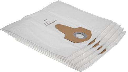 vhbw 5x Staubbeutel kompatibel mit Scheppach ASP12-ES | ASP15-ES, ASP30-ES, ASP30-OES, ASP20-ES Staubsauger - 45cm x 30cm Weiß