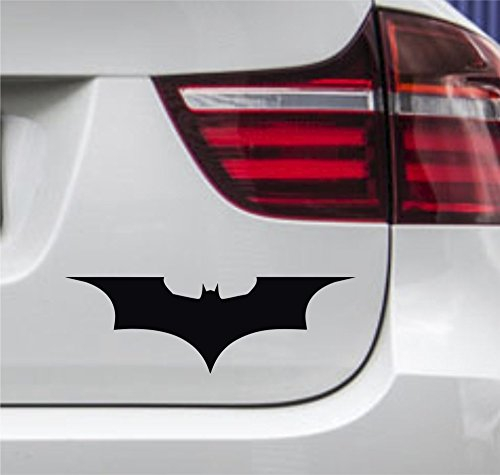 wDesigns 2er Set Autoaufkleber Batman Joker Dark Night Gotham Tuning Aufkleber 21x7cm