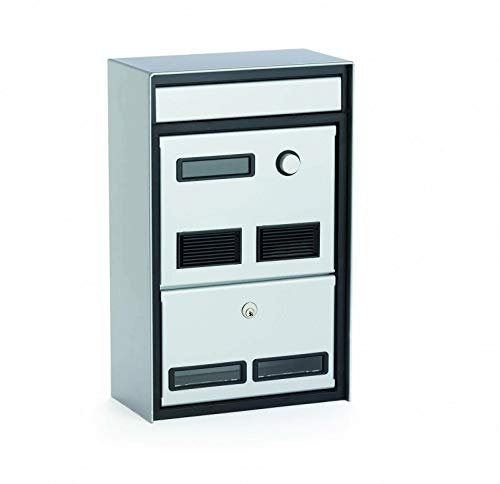 Cassetta postale pred. 1 citofono formato rivista da appendere 24lx38hx12,5p cm