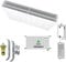 Belrad® Heizkörper Typ 33 | flacher Universalheizkörper mit 6 Anschlüssen | modern, kompakt & energiesparend | Wandmontagefähig | ideal für Wohnzimmer, Bad & Gäste-WC | Flachheizkörper weiß