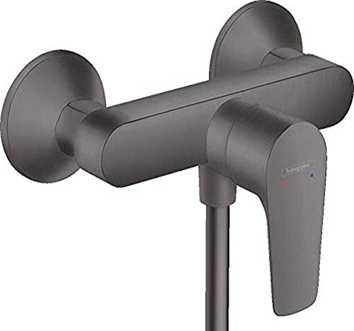 hansgrohe Talis E Miscelatore monocomando doccia esterno, cromo nero satinato, 71760340