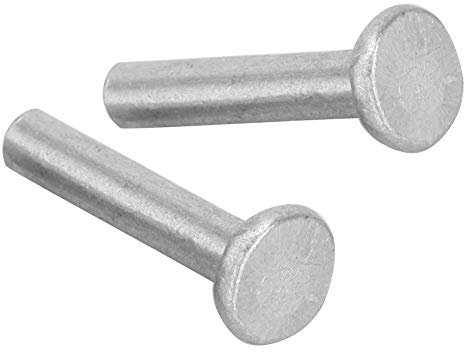 100Pcs Gb867 M4 Fixations À Rivets Solides En Aluminium À Tête Plate[M4*20]