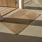 HEYMAT Sand Hochwertige Fußmatte 85x130 cm groß für Innen & Außen - Schmutzfangmatte rutschfest, waschbar & wetterfest - für Eingangsbereich & Aussenbereich - Beige