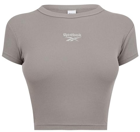 Reebok CL Wide Ribbed T-shirt, Beige (Bougry), L