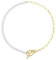 COAI Damen Choker Perlenkette mit Mondsteinperlen Heilstein Halskette für Frauen