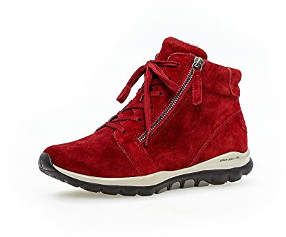 Rollingsoft Bootie, Dreamvelour, Dark-Opera (Mel.), Schnürung u. Reißverschluss, Wechselfußbett 76.868.38, Größe 39