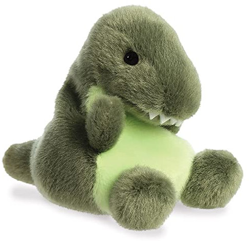Aurora World Aurora, 33617, Palm Pals Tyranno Rex, 13cm, Plüsch, Grün