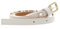 VALENTINO Emma Winter Belt W95 Ecru/Oro - kürzbar