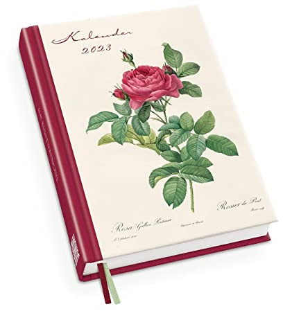 Redoutés Rosen Taschenkalender 2023 ‒ Terminplaner mit Wochenkalendarium ‒ Format 11,3 x 16,3 cm