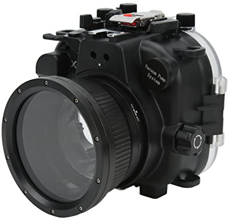 VBESTLIFE Custodia Subacquea per Fotocamera 40M, Custodia Subacquea Impermeabile 130FT Custodia Protettiva per Fotocamera Mirrorless Impermeabile IPX8 per Obiettivo Fujifilm XT3 16-50mm 18-55mm