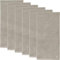 Erwin Müller Handtuch 6er-Pack, Serie Heidenheim, 100% Baumwolle -Stein Größe 50x100 cm - schnell trocknend und extra saugstark, praktisch durch beidseitige Schlaufen