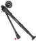 High Pressure Shock Pump - (300 PSI Max) MTB Bike Shock Pump for Fork & Rear Suspension with No-Loss Schrader Valve American Style (Silver)