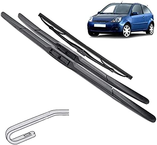 Für Ford Für Fiesta 5 Schrägheck 2003 2004 2005 2006 2007 2008 Wischer vorne und hinten Wischerblätter Set 22 16 11 Scheibenwischer