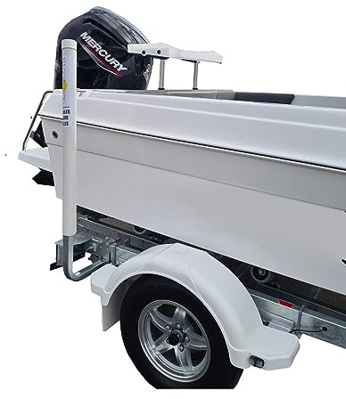 Oceansouth Anhängerführungsstangen für Anhänger mit rechteckigen Trägern (Höhe 560mm) Boots zubehör kielrollen bootstrailer filterset bootszubehör tektro slipwagen schlauchboot slipräder Carbon Tube
