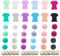Gocelyn 12pcs Nurse Uniform Silicone Beads for Beadable Pens Set, 24 Colorful Characters, Nurse Clothes Silicone Beads for Pen Making DIY Crafts Necklace Bracelet Jewelry Keychain Making