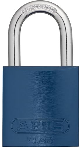 ABUS | Vorhängeschloss | Aluminium | 72/40 | VE 6 Stk | blau