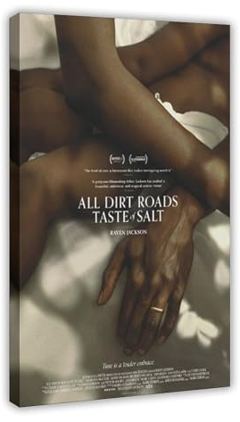 Filmposter All Dirt Roads Taste of Salt 2023, Original-Kinoposter auf Leinwand, Schlafzimmer, Dekoration, Sport, Landschaft, Büro, Raumdekoration, Geschenk, Rahmen-Stil, 60 x 90 cm