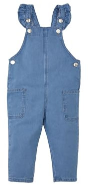 Salopette in denim DeFacto per bambine, graziose salopette di jeans - comode tute e tute per bambine, graziose tute e tute