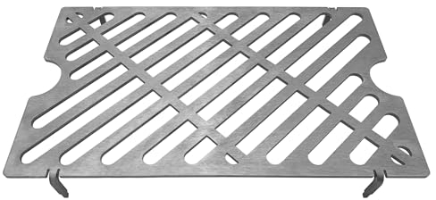 BABOSSA Edelstahl Grillrost für Napoleon | Rostfrei | Sizzle Zone groß | 37x24x3.5cm | V2A Edelstahl | LE, LEX, Prestige, Rogue