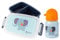 SIGIKID Kindergarten-Set Trinkflasche & Brotdose Blau Elefant,Onesize