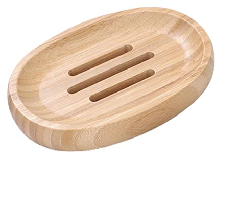 SFQEVHRZ Jabonera, Bandeja jabonera, Jabonera de Madera for baño con Drenaje, Plato for Ducha, Bandeja, Caja de Almacenamiento de Madera, Accesorios for baño