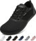 LENUVER Barfußschuhe Damen Sommer Barfussschuhe Herren Traillaufschuhe Atmungsaktiv Straßenlaufschuhe Leichte Fitnessschuhe Schnell Trocknend Sneaker (Schwarz, 39EU)