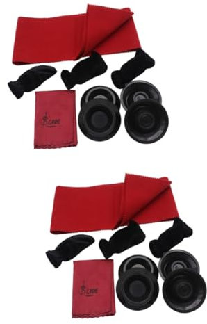 ibasenice Sets Piano Maintenance in Style Keyboard Cover Pedal Covers Caster Cups Cleaning Cloth Accessories Set