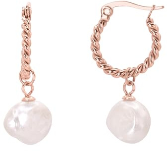 Heideman Ohrringe Damen Priamo Edelstahl mit Perle weiß | Femininer Ohrschmuck, Schöne Geschenkidee zum Valentinstag für Partnerin - leicht und alltagstauglich.