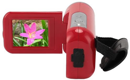 Annadue Videokamera Camcorder, 1080P HD 16 MP Digital Camcorder mit 2 Zoll Bildschirm, 16 facher Digitalzoom Videokamera Camcorder für Reisen, Hochzeiten, Campus Aufzeichnungen (8GB)
