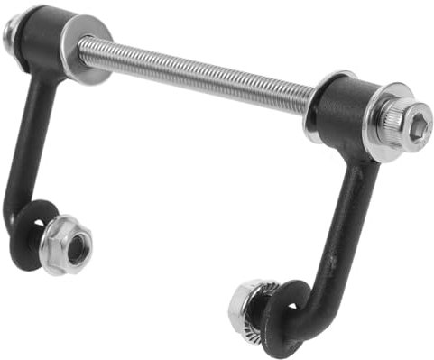 Kraftstofftankhalterung Motorradständer Benzintank Für Dirtbikes Kraftstoffhahn Aufzug Treibstoffschlauch Halterung Für -kraftstofftank -hubtisch Metall Black OUNONA