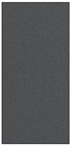 vidaXL Moderne Anthrazit Fußmatte 250 X 120 cm rutschfest Maschinenwaschbar Ideal für Innen- und Außenverwendung Langlebige, weiche Oberfläche Fußmatte für den Eingangsbereich Wohnzimmer Balkon