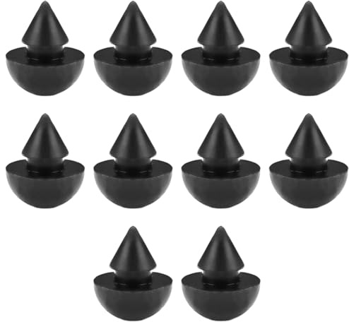 10 Pcs Black High Temperature Resistant Gas Stove Top Range Grate Foot Rubber Bump Stop Applicable for Diameter 4.5mm Motorhome Cooker