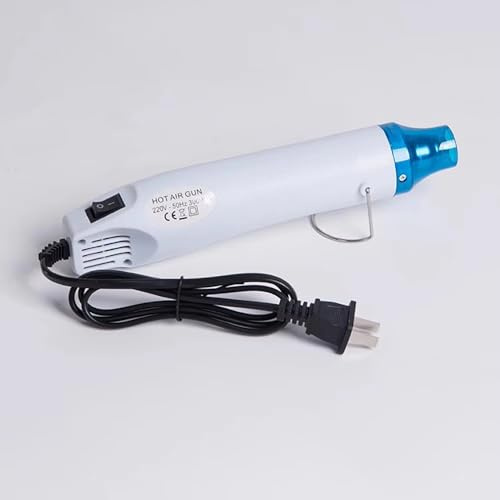 LeTkingok 220V 300W Keramik Heißluftpistole, 200°C Mini Hand Heißluftpistole für Tonherstellung, DIY Polymer Ton Heizung und Formung