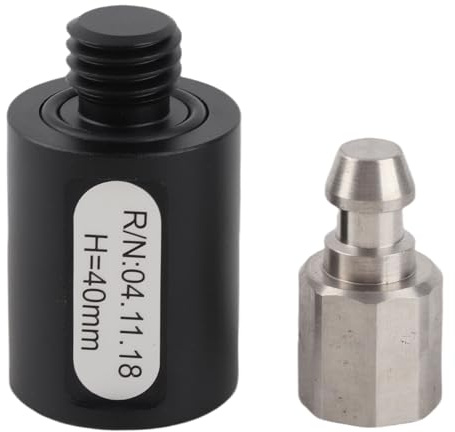 Vermessungspol Adapter 5 / 8in x 11 Gewinde Aluminiumlegierung 40mm Länge - Robuster GPS Schnellspannadapter, Präzise Verbindung für RTK und