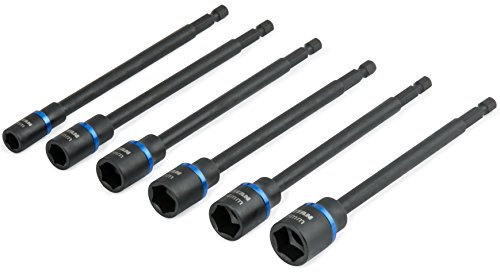 Titan 15241 Metric 6 Impact Nut Driver Set - 6 Piece